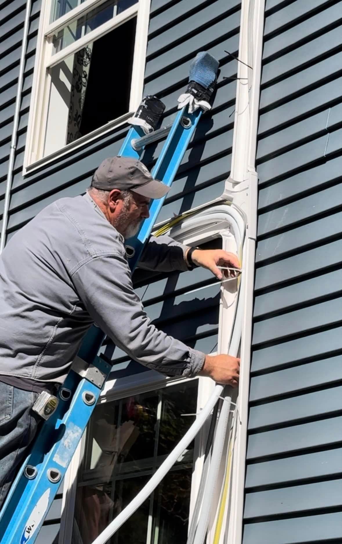 Heat pump installation in Kennebunk, Maine
